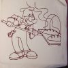 flocage sur sac cartoon