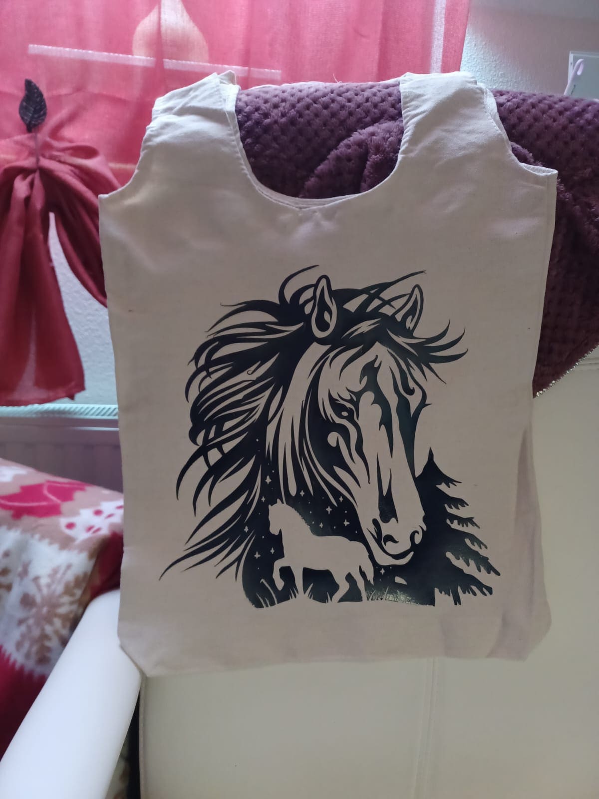 flocage sur sac broderie