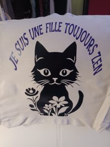 flocage sur sac broderie