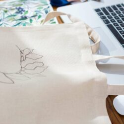 totebag avec du flocage